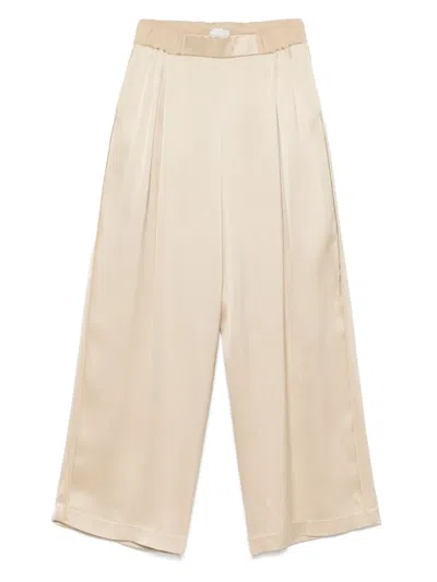 Alysi Satin-finish Pants