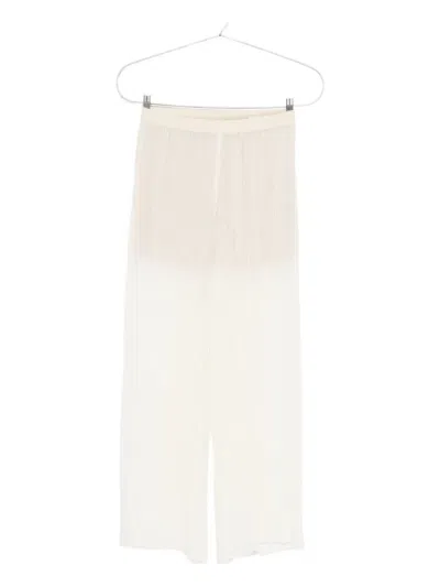 Alysi Semi-sheer Trousers In Neutral