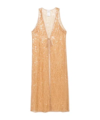 ALYSI SEQUIN-EMBELLISHED GILET