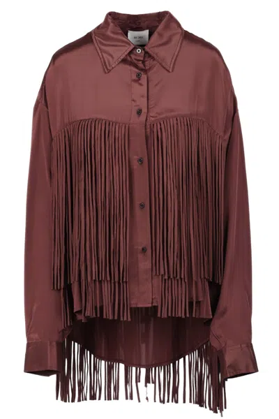 Alysi - Shirt - 471169 - Chocolate In Burgundy