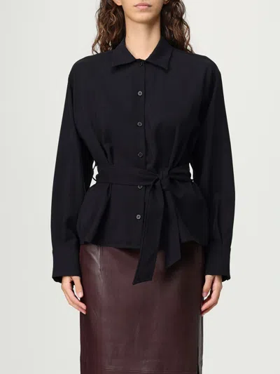 ALYSI SHIRT ALYSI WOMAN COLOR BLACK,H32370002