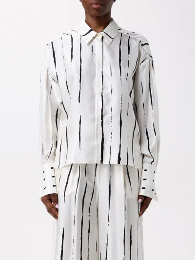 ALYSI SHIRT ALYSI WOMAN COLOR WHITE,G50693001