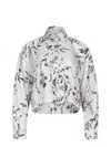 Alysi Printed Long-sleeved Shirt In Animal Print