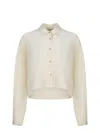 Alysi Pointed Collar Long-sleeved Shirt In Gold