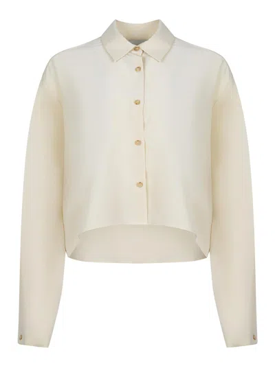 Alysi Shirt Made Of Silk In White