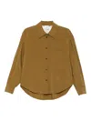 Alysi Button-up Shirt In Brown