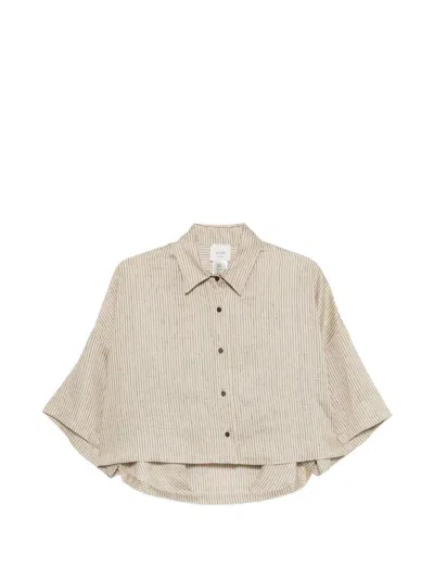 Alysi Shirts Beige In Sand