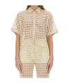 Alysi Short Sleeve Shirt In Neutral