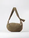 Alysi Wool Shoulder Bag In Military