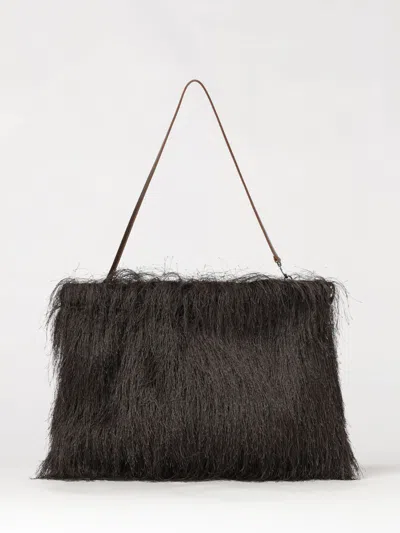 Alysi Shoulder Bag Woman In Brown