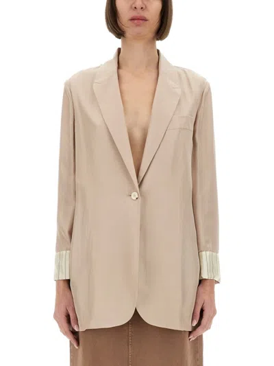 ALYSI SILK BLAZER