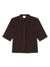 Alysi Silk Blend Shirt In Brown