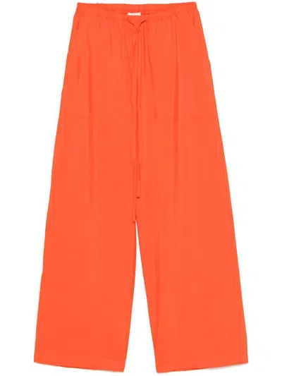 ALYSI ALYSI SILK BLEND TROUSERS