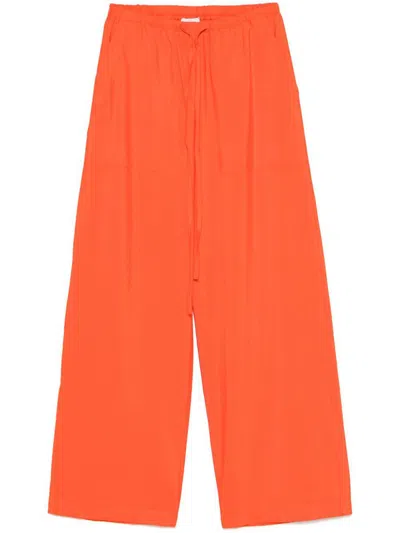 ALYSI ALYSI SILK BLEND TROUSERS