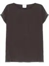 Alysi Silk Blouse In Grey
