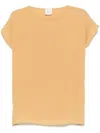 Alysi Silk Blouse In Yellow
