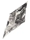 Alysi Silk Foulard In Black