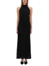 Alysi Halter-neck Maxi Dress