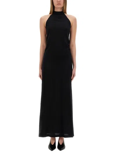 ALYSI SILK LONG DRESS