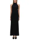 Alysi Halter-neck Maxi Dress