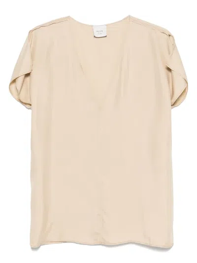 Alysi Silk-satin Blouse