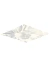 Alysi Silk Scarf In White