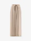 Alysi Drawstring Trousers In Neutral