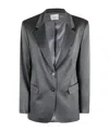 Alysi Single-breasted Blazer In Gray