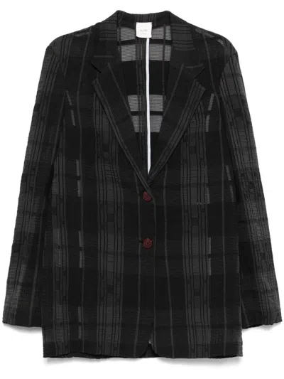 ALYSI ALYSI SINGLE-BREASTED BLAZER JACKET