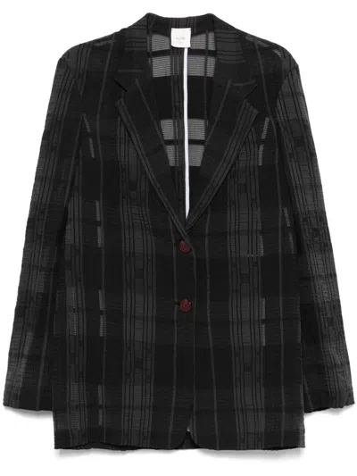 ALYSI ALYSI SINGLE-BREASTED BLAZER JACKET