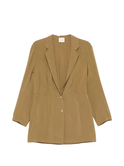 ALYSI SINGLE-BREASTED BLAZER JACKET