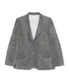 Alysi Single-breasted Jacket In Gray