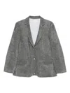 Alysi Single-breasted Jacket In Gray