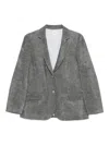 Alysi Single-breasted Jacket In Gray