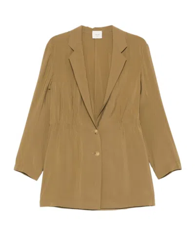 Alysi Single-breasted Blazer Jacket In Multi