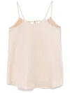 Alysi Sleeveless Top In Neutrals