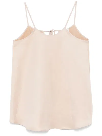 Alysi Sleeveless Top In Neutrals
