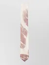 Alysi Slim Design Ties Abstract Pattern Blends In Neutral