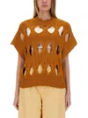 Alysi Hollow Knit Sweater