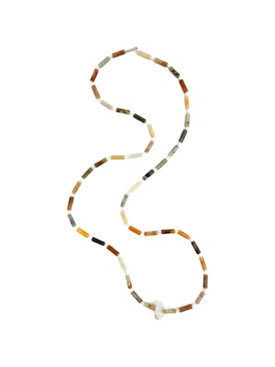 Alysi Stone-embellished Necklace In Multi