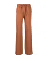 Alysi Straight-leg Trousers In Brown