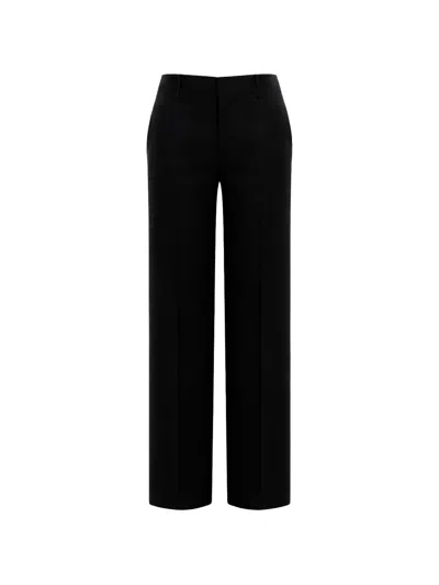 Alysi Panelled Trousers In Black