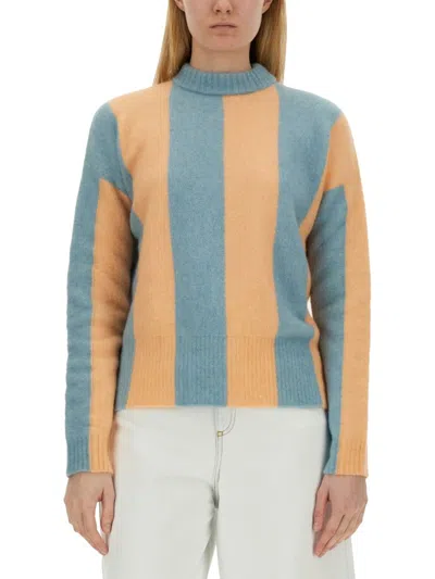 Alysi Stripe Detailed Knitted Sweater In Multi