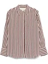 Alysi Cotton Blend Striped Shirt