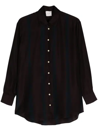 Alysi Striped Shirt In Red