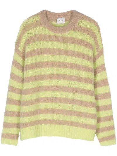 Alysi Jersey With Stripe Pattern In Multicolour