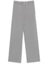Alysi Striped Trousers In Blue