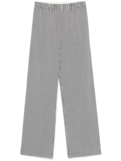 ALYSI ALYSI STRIPED TROUSERS