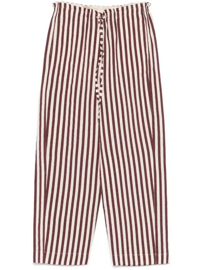 ALYSI ALYSI STRIPED TROUSERS