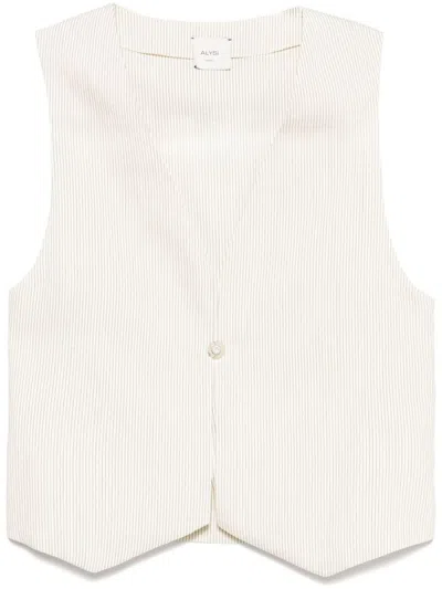ALYSI ALYSI STRIPED VEST